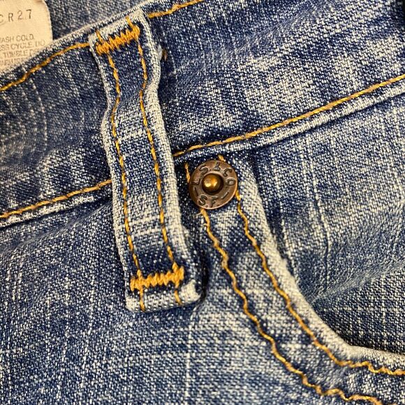 Levi's Jeans Women's 30x31 Blue Medium Wash USA VTG 518 Superlow Boot cut - Picture 8 of 16